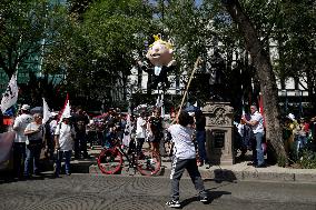 Protest Against Trump's Deportation Policy - Mexico