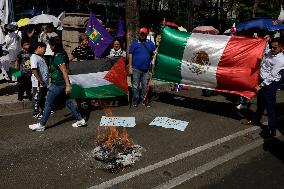 Protest Against Trump's Deportation Policy - Mexico