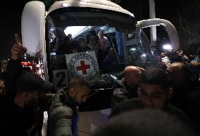 Released Palestinian Prisoners - West Bank
