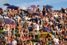 Olympic Mountain In Munich For Free Concert Experience