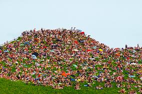 Olympic Mountain In Munich For Free Concert Experience