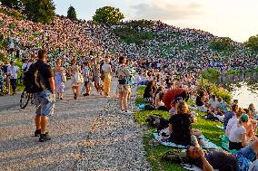 Olympic Mountain In Munich For Free Concert Experience