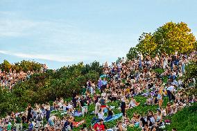Olympic Mountain In Munich For Free Concert Experience