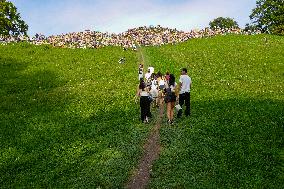Olympic Mountain In Munich For Free Concert Experience