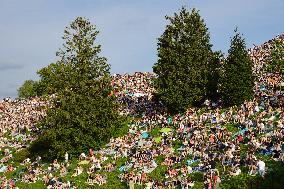 Olympic Mountain In Munich For Free Concert Experience
