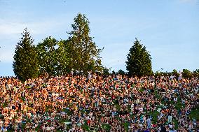 Olympic Mountain In Munich For Free Concert Experience