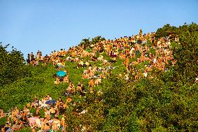 Olympic Mountain In Munich For Free Concert Experience