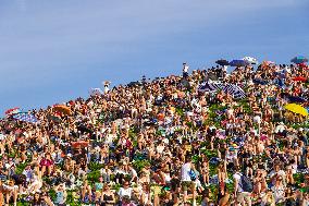 Olympic Mountain In Munich For Free Concert Experience