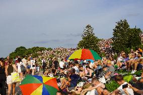 Olympic Mountain In Munich For Free Concert Experience
