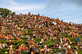 Olympic Mountain In Munich For Free Concert Experience