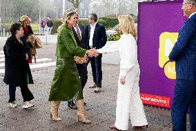 Queen Maxima Opens The National Education Exhibition - Utrecht