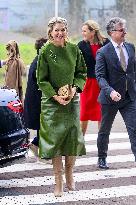 Queen Maxima Opens The National Education Exhibition - Utrecht