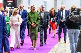 Queen Maxima Opens The National Education Exhibition - Utrecht