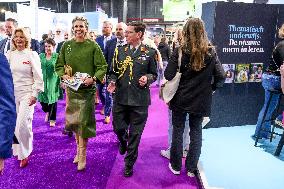 Queen Maxima Opens The National Education Exhibition - Utrecht