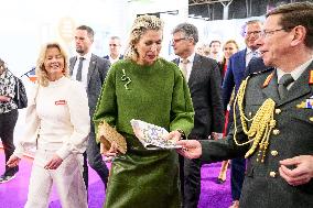 Queen Maxima Opens The National Education Exhibition - Utrecht