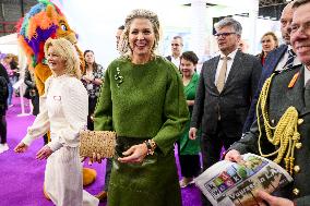 Queen Maxima Opens The National Education Exhibition - Utrecht