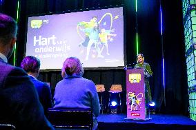 Queen Maxima Opens The National Education Exhibition - Utrecht