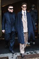 MFW - Giorgio Armani Arrivals