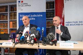 Press Conference on Drug Trafficking - Marseille
