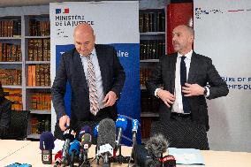 Press Conference on Drug Trafficking - Marseille
