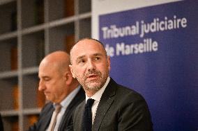 Press Conference on Drug Trafficking - Marseille