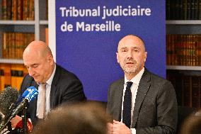 Press Conference on Drug Trafficking - Marseille