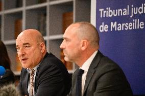 Press Conference on Drug Trafficking - Marseille