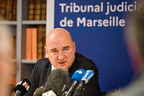 Press Conference on Drug Trafficking - Marseille