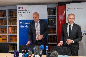 Press Conference on Drug Trafficking - Marseille