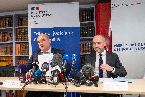 Press Conference on Drug Trafficking - Marseille