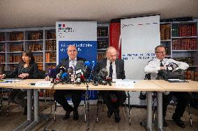 Press Conference on Drug Trafficking - Marseille