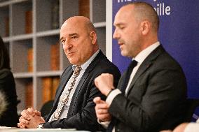 Press Conference on Drug Trafficking - Marseille