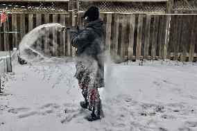 Polar Vortex Brings Arctic Air And Freezing Temperatures To Toronto, Canada