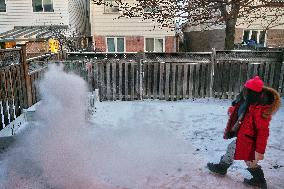 Polar Vortex Brings Arctic Air And Freezing Temperatures To Toronto, Canada