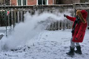 Polar Vortex Brings Arctic Air And Freezing Temperatures To Toronto, Canada