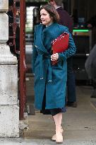 Bridget Phillipson, Leaves Downing Street After The Weekly Cabinet Meeting On January 21, 2025