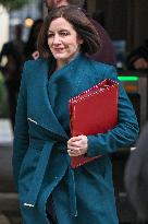 Bridget Phillipson, Leaves Downing Street After The Weekly Cabinet Meeting On January 21, 2025