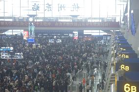 Spring Festival Travel Back Home in Hangzhou