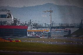 MOTORI - Formula 1 - Ferrari supporters for the first time of Lewis Hamilton on Ferrari F1