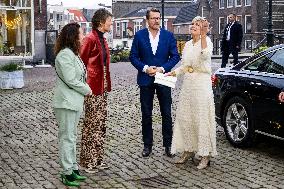 Princess Laurentien and Prince Constantijn Read at 2025 Breakfastn - Netherlands