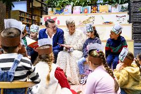 Princess Laurentien and Prince Constantijn Read at 2025 Breakfastn - Netherlands