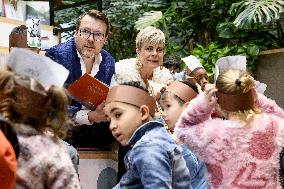 Princess Laurentien and Prince Constantijn Read at 2025 Breakfastn - Netherlands