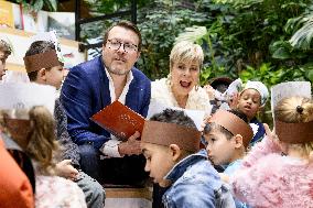 Princess Laurentien and Prince Constantijn Read at 2025 Breakfastn - Netherlands