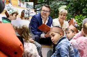 Princess Laurentien and Prince Constantijn Read at 2025 Breakfastn - Netherlands