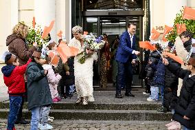 Princess Laurentien and Prince Constantijn Read at 2025 Breakfastn - Netherlands