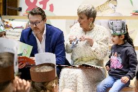 Princess Laurentien and Prince Constantijn Read at 2025 Breakfastn - Netherlands