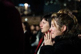 Tel Aviv Live Broadcast Hostages Release - Israel