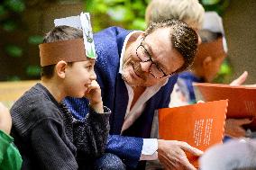 Princess Laurentien and Prince Constantijn Read at 2025 Breakfast - Netherlands