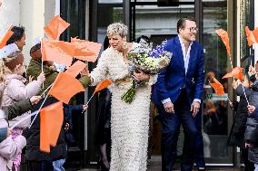 Princess Laurentien and Prince Constantijn Read at 2025 Breakfast - Netherlands