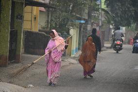 Cold And Foggy Weather In Siliguri